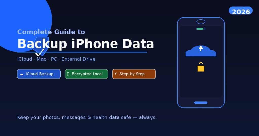 Complete Guide to Backup iPhone Data (2026)