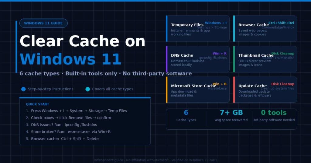 Complete Guide to Clear Cache on Windows 11