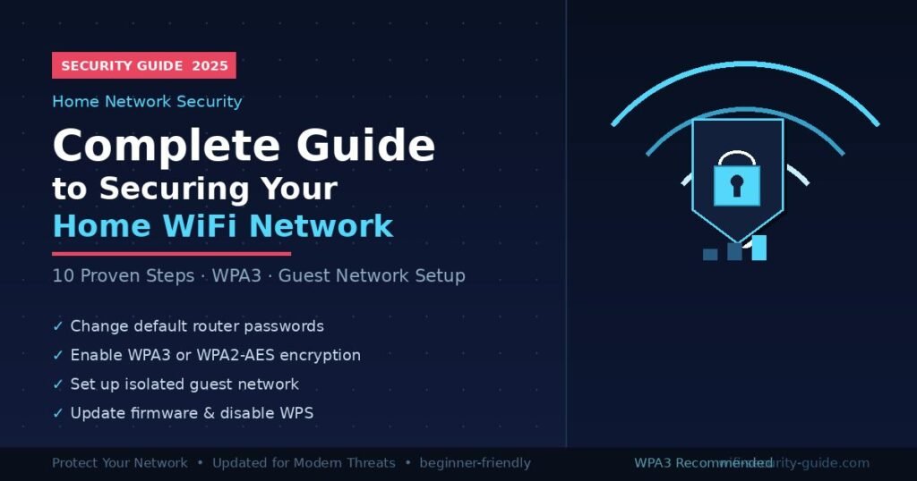 Complete Guide to Securing Your Home WiFi Network