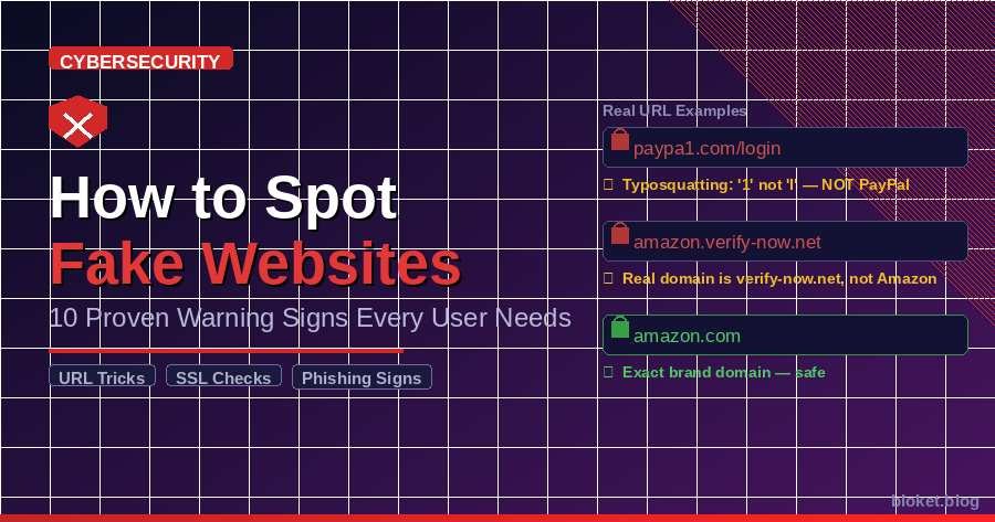 How to Spot Fake Websites: 10 Proven Warning Signs
