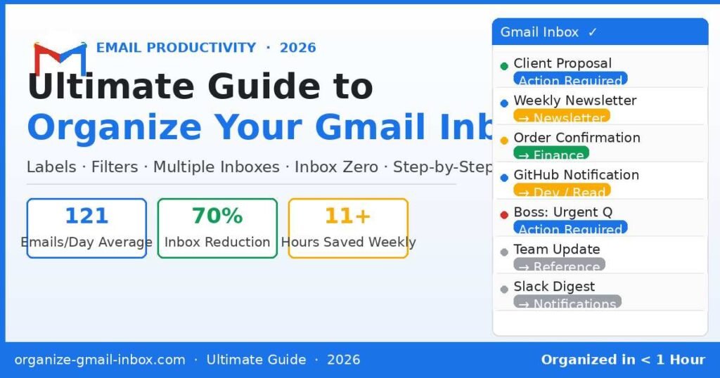 Ultimate Guide to Organize Your Gmail Inbox