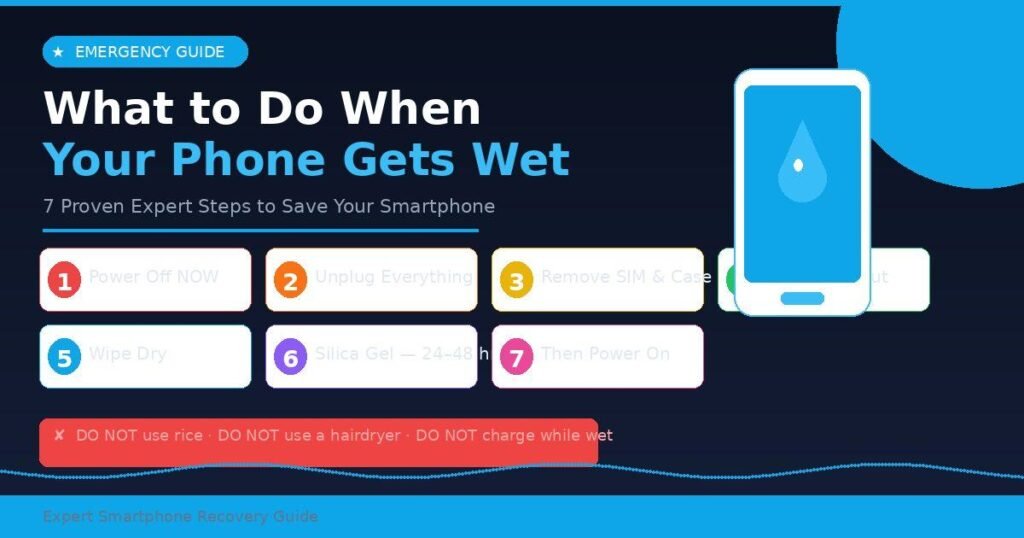 Wet Phone? Proven Expert Steps to Save Your Smartphone